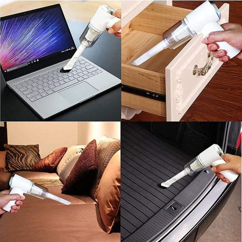 Portable 2-in-1 Air Duster & Wireless Vacuum Cleaner