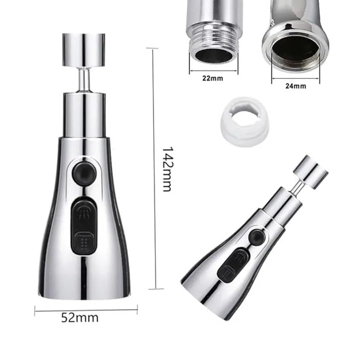 3 Modes Rotating Kitchen Sink Faucet