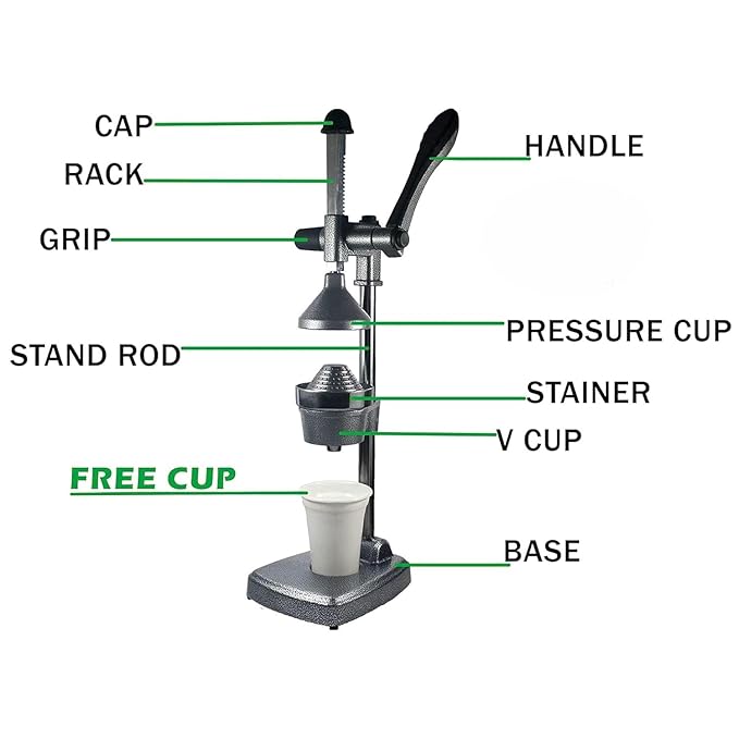 Manual Stainless Steel Fruit Juicer