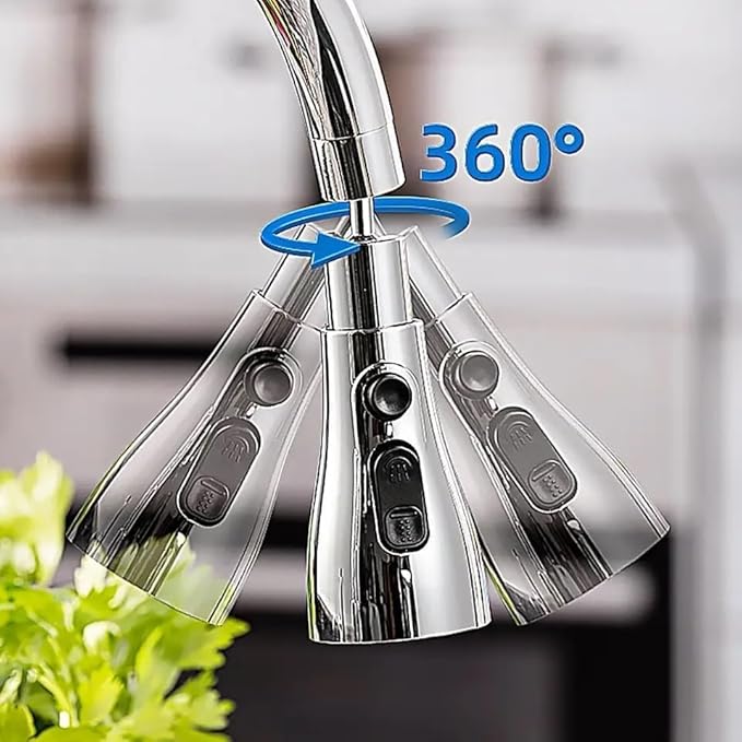 3 Modes Rotating Kitchen Sink Faucet