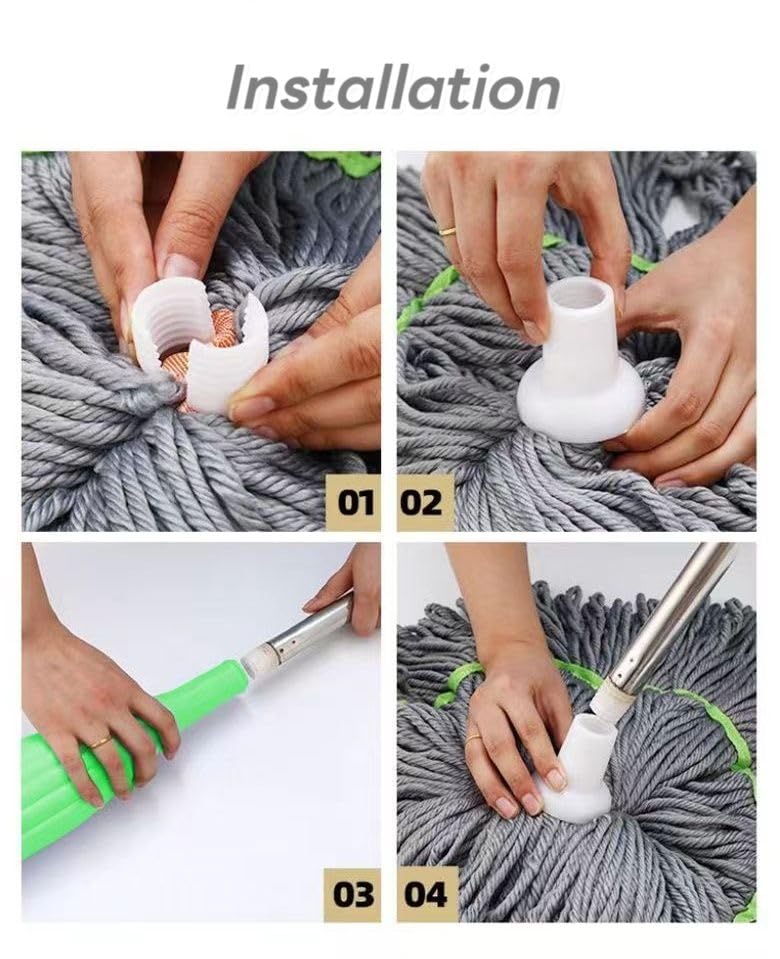 Self-Twisting Water Rotating Mop
