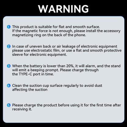 Vacuum Absorption Magnetic Phone Bracket