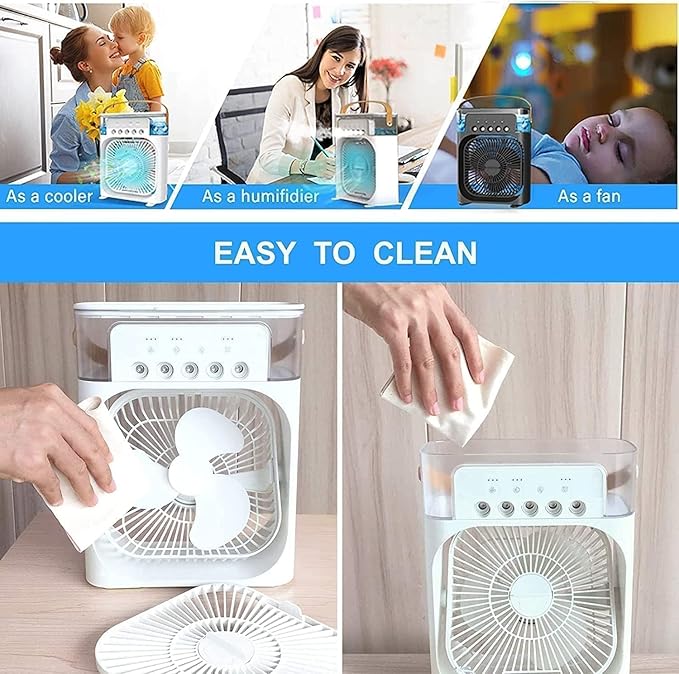 Portable Mist Fan & Mini Air Cooler