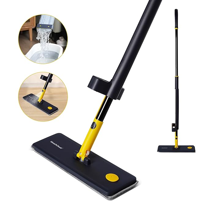 All-in-One Foldable Cleaning Mop with 360° Rotation