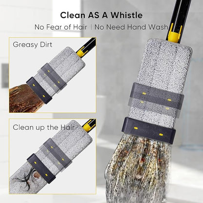All-in-One Foldable Cleaning Mop with 360° Rotation