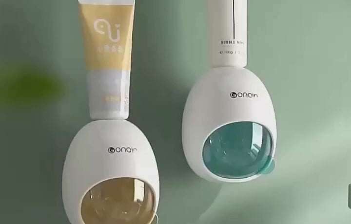 Load video: 🪥 No More Messy Toothpaste!Just one press — clean, easy, and smart!Perfect for kids &amp; families 👨‍👩‍👧‍👦💧