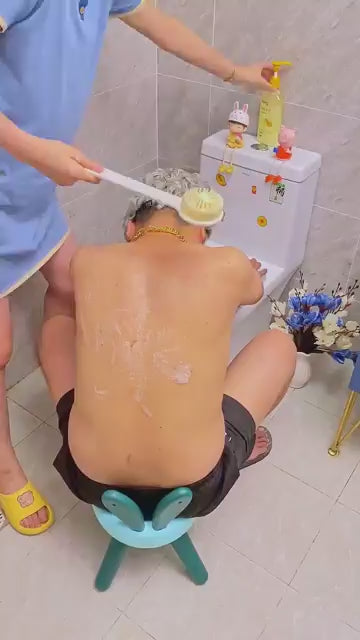 Double-Sided Loofah Bath Brush